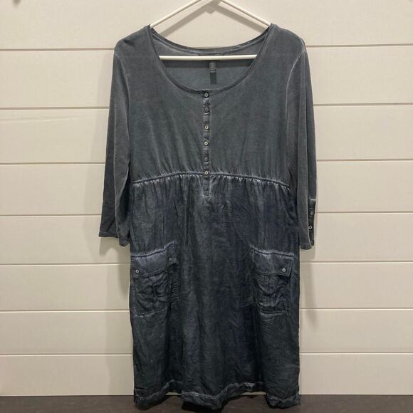 Soma Dresses & Skirts - Soma Women's Grey and Blue Dress